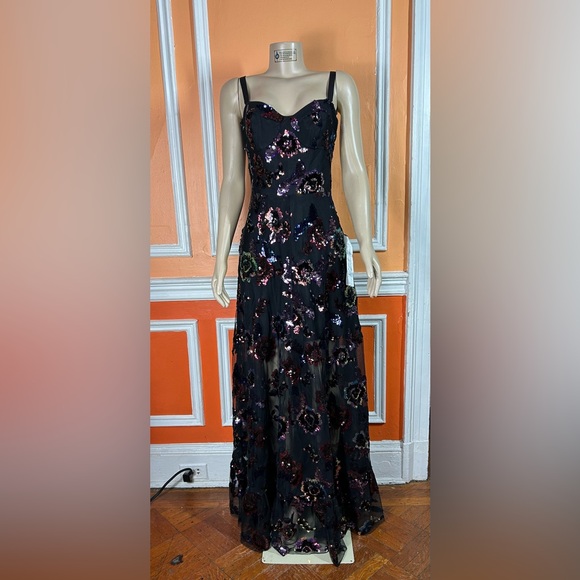 Dress the Population | Dresses | Dress The Populationanabel Sequin Mesh  Maxi Dress | Poshmark